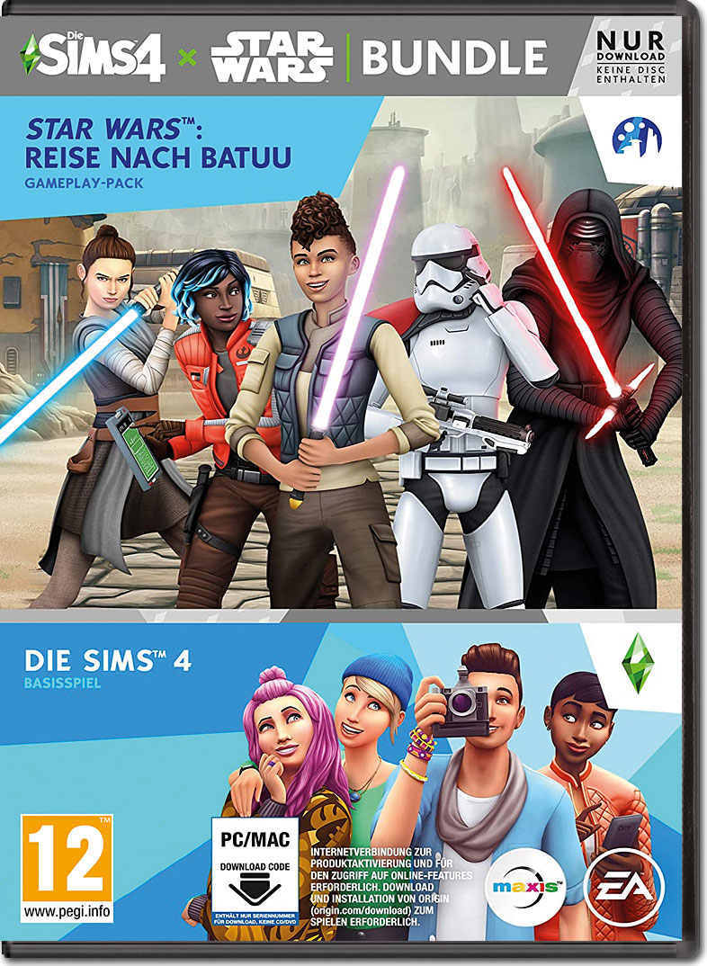 Die Sims 4 - Star Wars: Reise nach Batuu Bundle (Code in a Box)