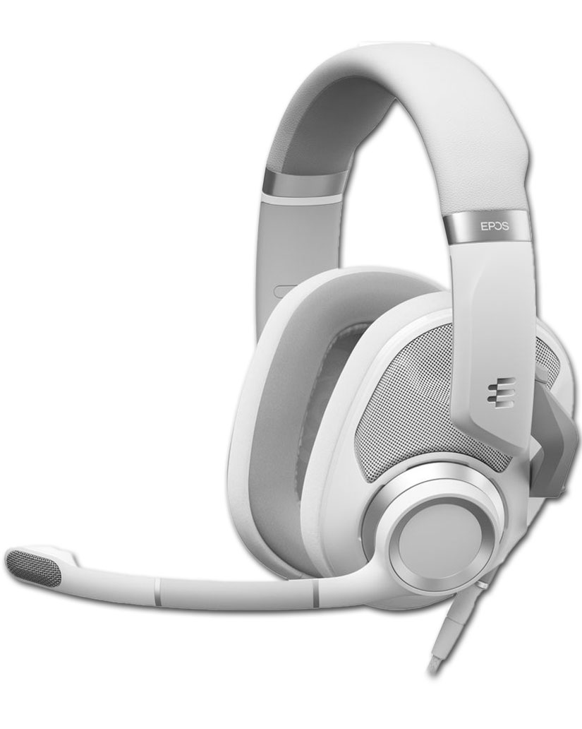 H6 Pro Open Acustic Gaming Headset -White-