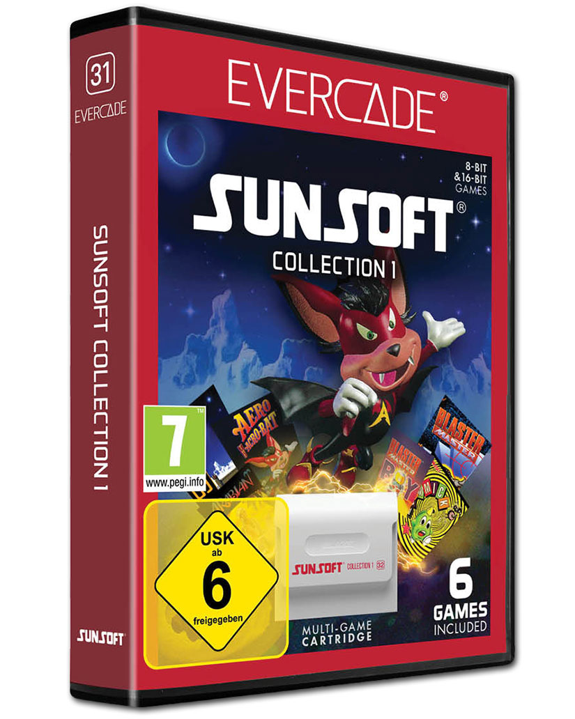 EVERCADE 31: Sunsoft Collection 1