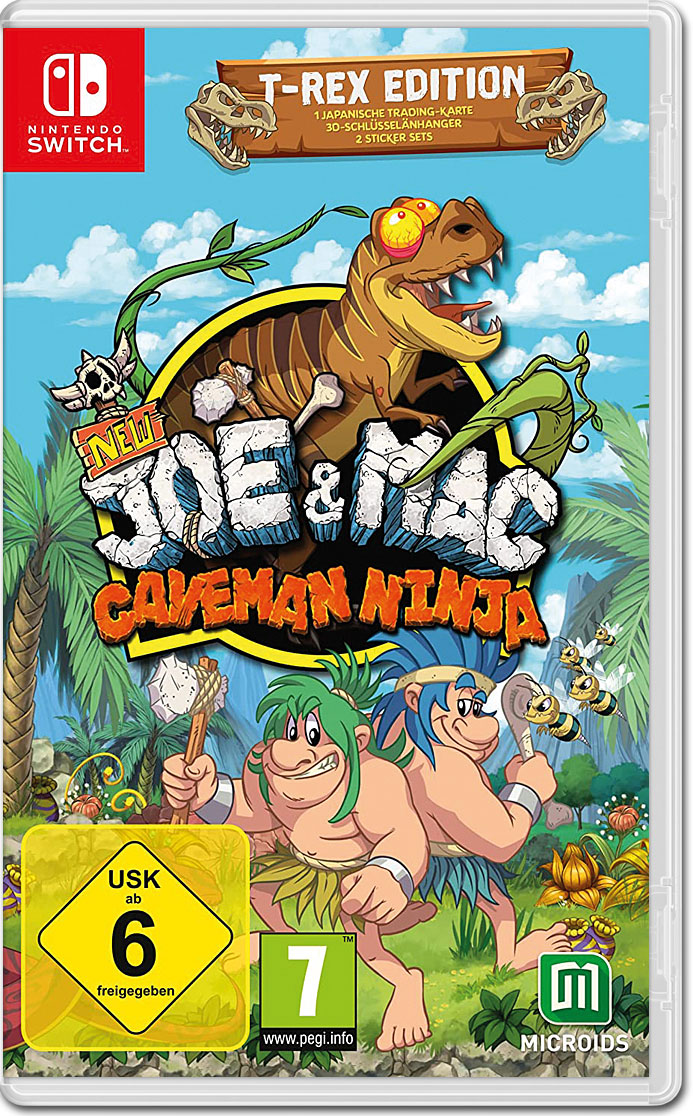 New Joe & Mac: Caveman Ninja - T-Rex Edition