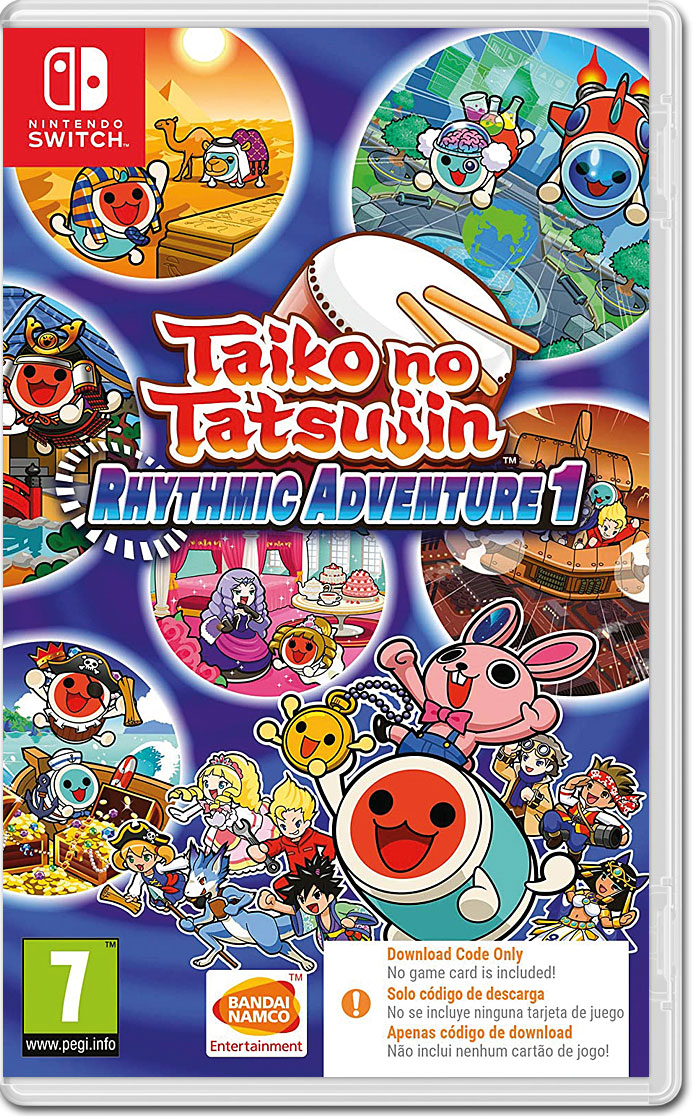 Taiko no Tatsujin: Rhythmic Adventure 1 (Code in a Box)