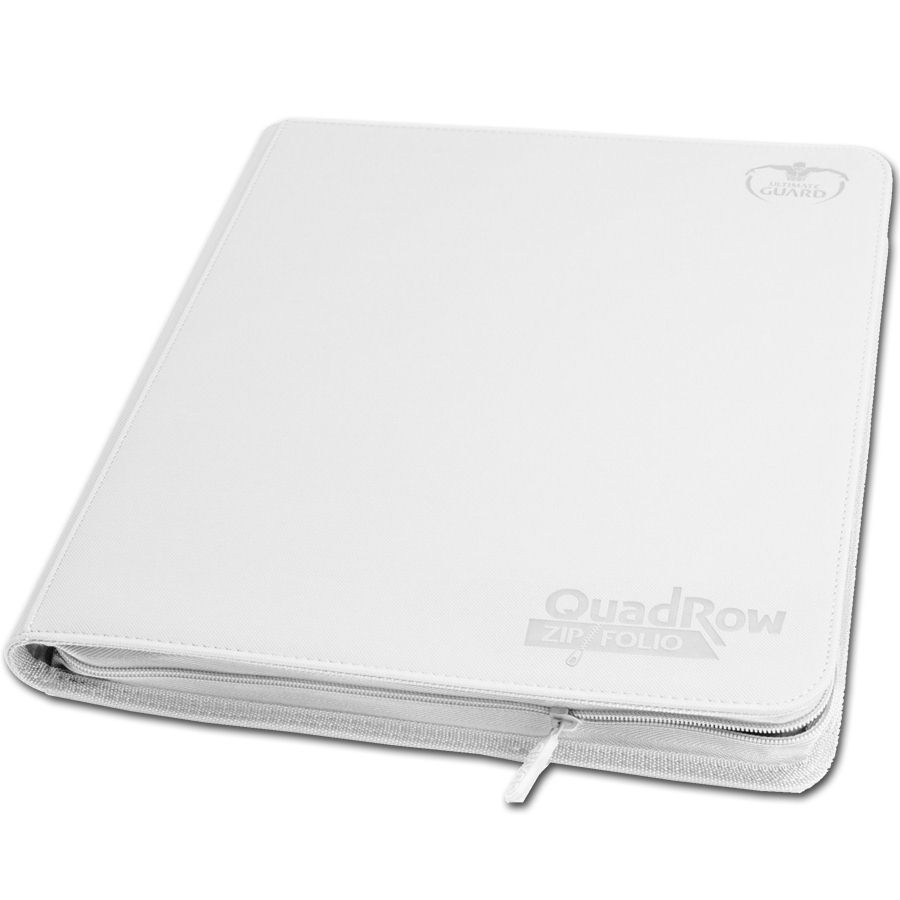 24-Pocket QuadRow ZipFolio -White-