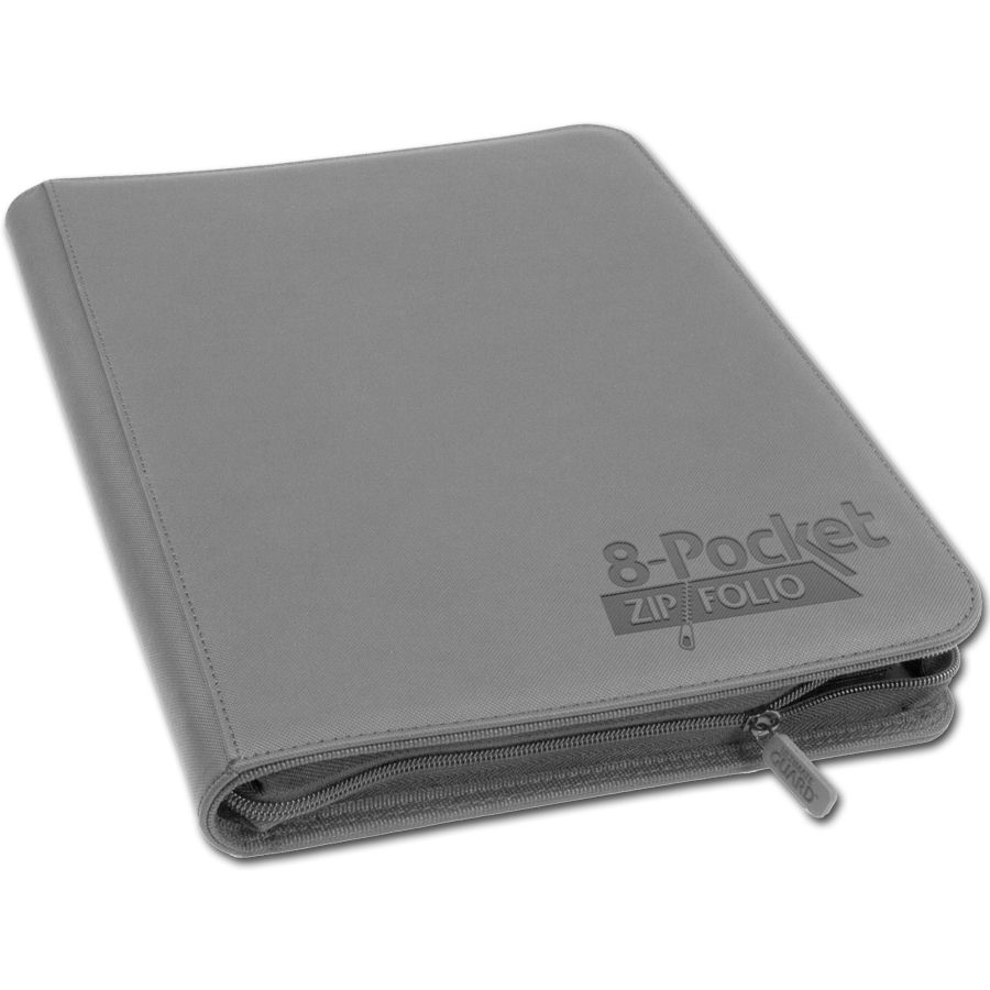 16-Pocket ZipFolio -Grey-