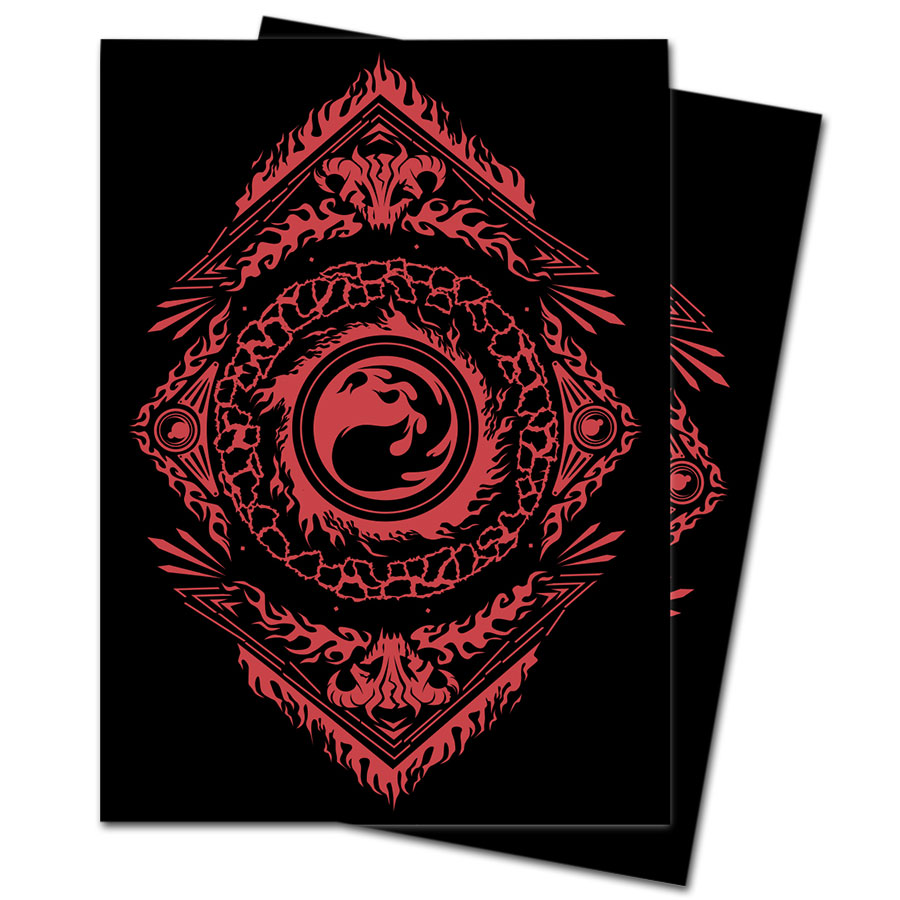 Card Sleeves Standard -Magic: The Gathering Mana 7 Mountain-