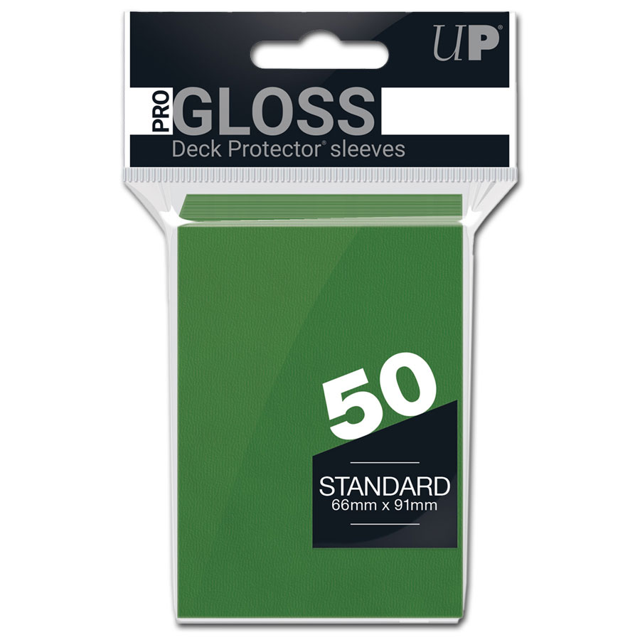 PRO-GLOSS Card Sleeves 50 Standard -Green- (66 x 91 mm)