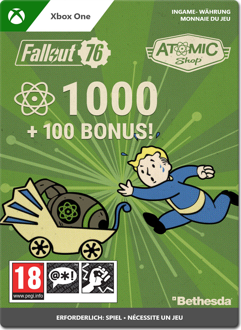 Fallout 76: 1000 (+100) Atoms