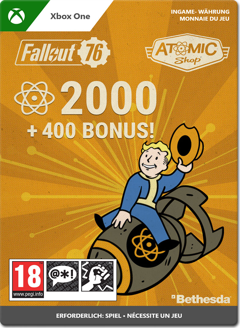 Fallout 76: 2000 (+400) Atoms