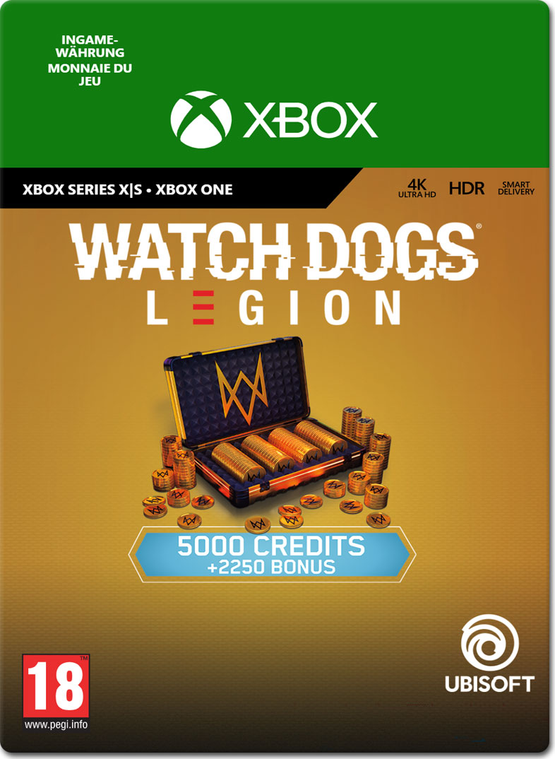 Watch Dogs: Legion - 7250 Credits Pack