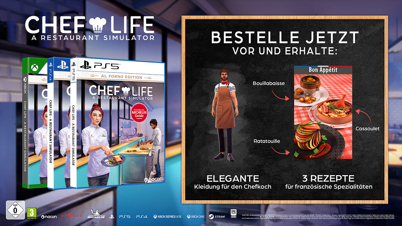Chef Life: A Restaurant Simulator Preorder Bonus