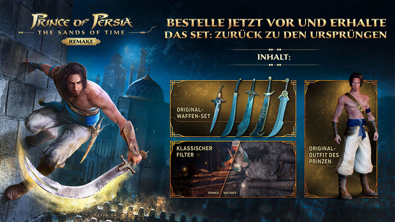 Prince of Persia: The Sands of Time Remake Preorder