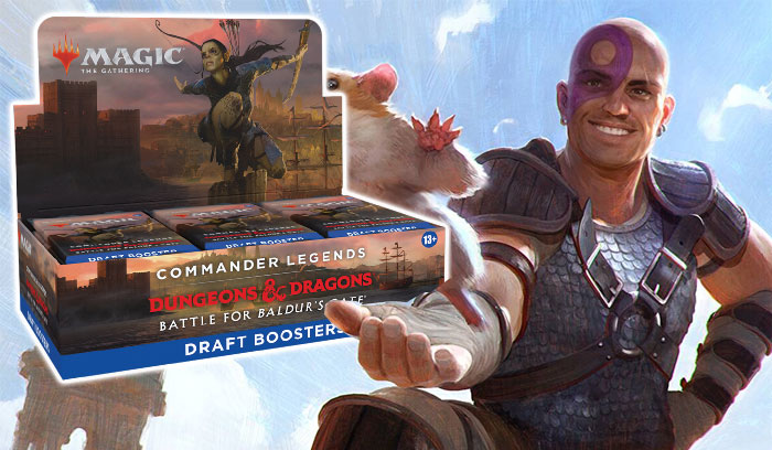 Magic Commander Legends D&D: Battle for Baldur’s Gate Draft Booster Display -EN- (Trading Cards)