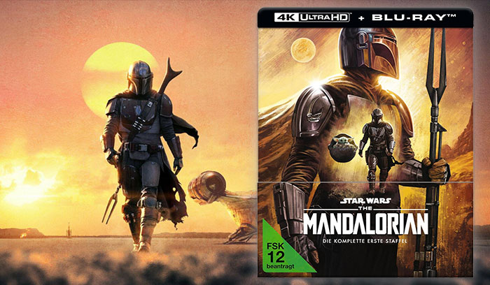 The Mandalorian: Staffel 1 - Steelbook Edition Blu-ray UHD (4 Discs) (4K UHD Filme)